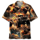 Hawaiian Shirt / Adults / S Fire Monster Truck Car Hawaiian Shirt