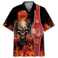 Hawaiian Shirt / Adults / S Fire Skull Boxing Hawaiian Shirt