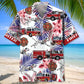 Fire Truck Dalmatian Proud Hawaiian Shirt Pocket