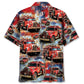Fire Trucks Vintage Hawaiian Shirt