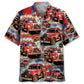 Hawaiian Shirt / Adults / S Fire Trucks Vintage Hawaiian Shirt