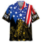 Hawaiian Shirt / Adults / S Firefighter 4th Of July Proud Hawaiian Shirt