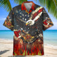 Firefighter American Made Eagle Hawaiian Shirt