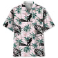 Hawaiian Shirt / Adults / S Fishing Tropical Pink Hawaiian Shirt