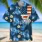 Fishing Usa Tropical Hawaiian Shirt