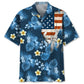 Hawaiian Shirt / Adults / S Fishing Usa Tropical Hawaiian Shirt
