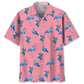 Hawaiian Shirt / Adults / S Flamingo Blue Pink Hawaiian Shirt
