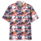 Hawaiian Shirt / Adults / S Flamingo Retro Sunset Hawaiian Shirt