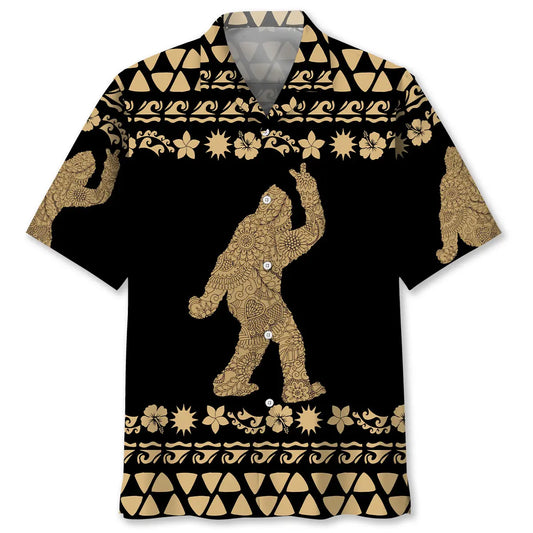 Hawaiian Shirt / Adults / S Floral Bigfoot Hawaiian Shirt
