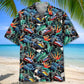 Floral Quarter Midget Car Racing Hawaiian Shirt