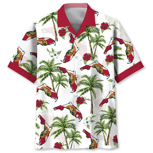 Hawaiian Shirt / Adults / S Florida Hawaiian Shirt