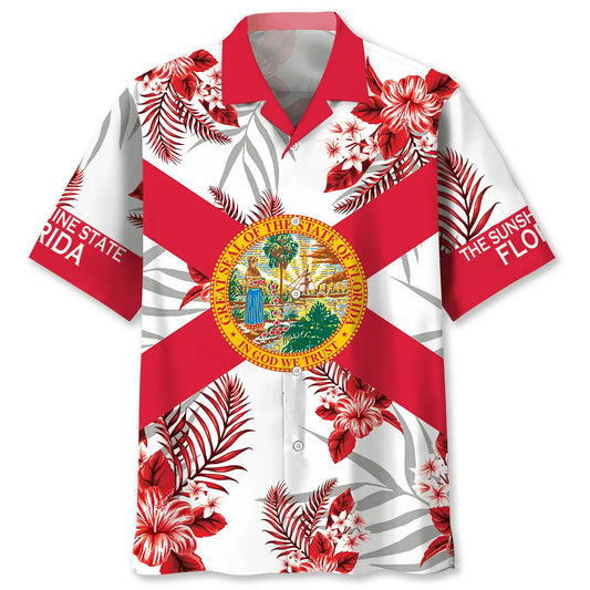 Hawaiian Shirt / Adults / S Florida State Funny Hawaiian Shirt