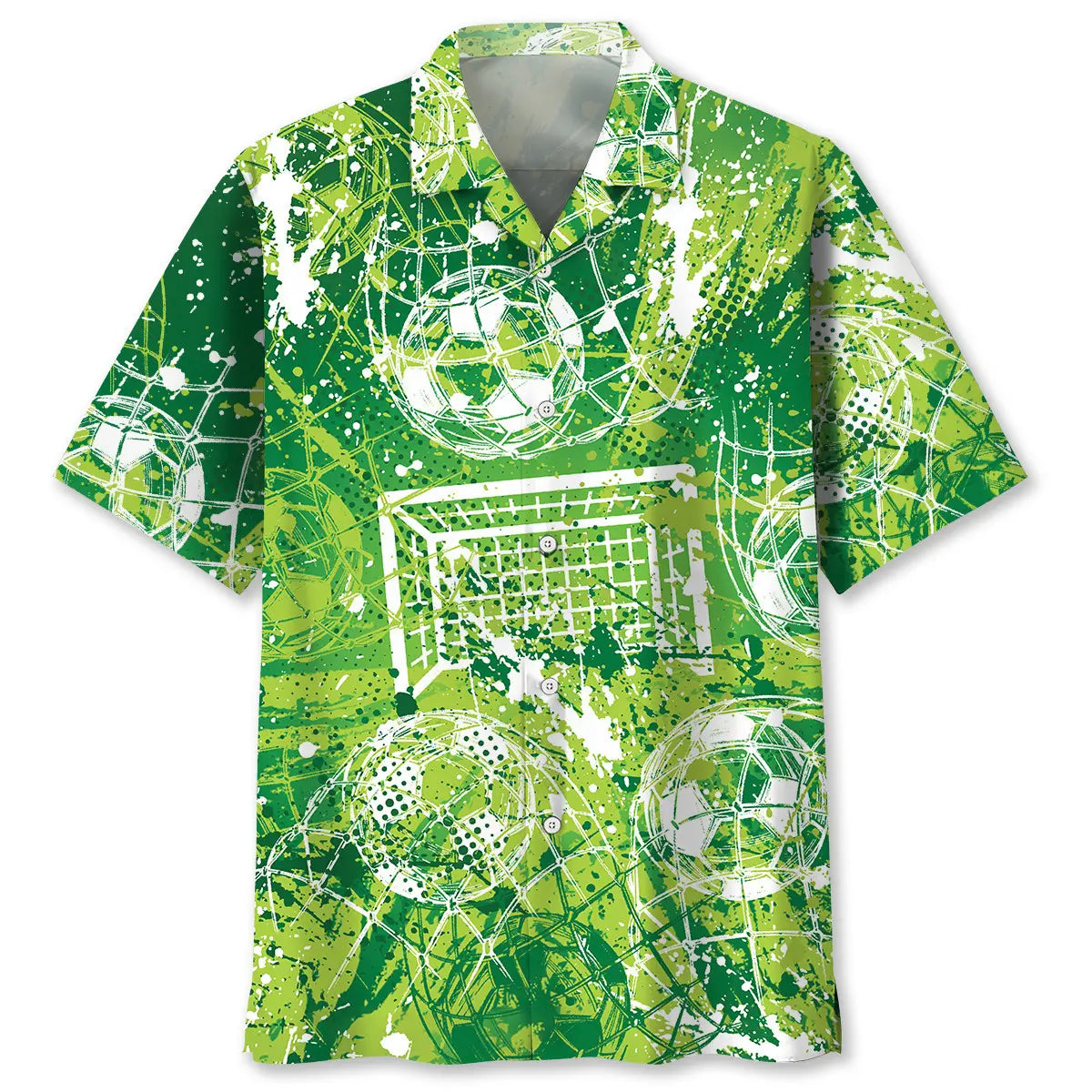 Hawaiian Shirt / Adults / S Football Goal Hawaiian Shirt