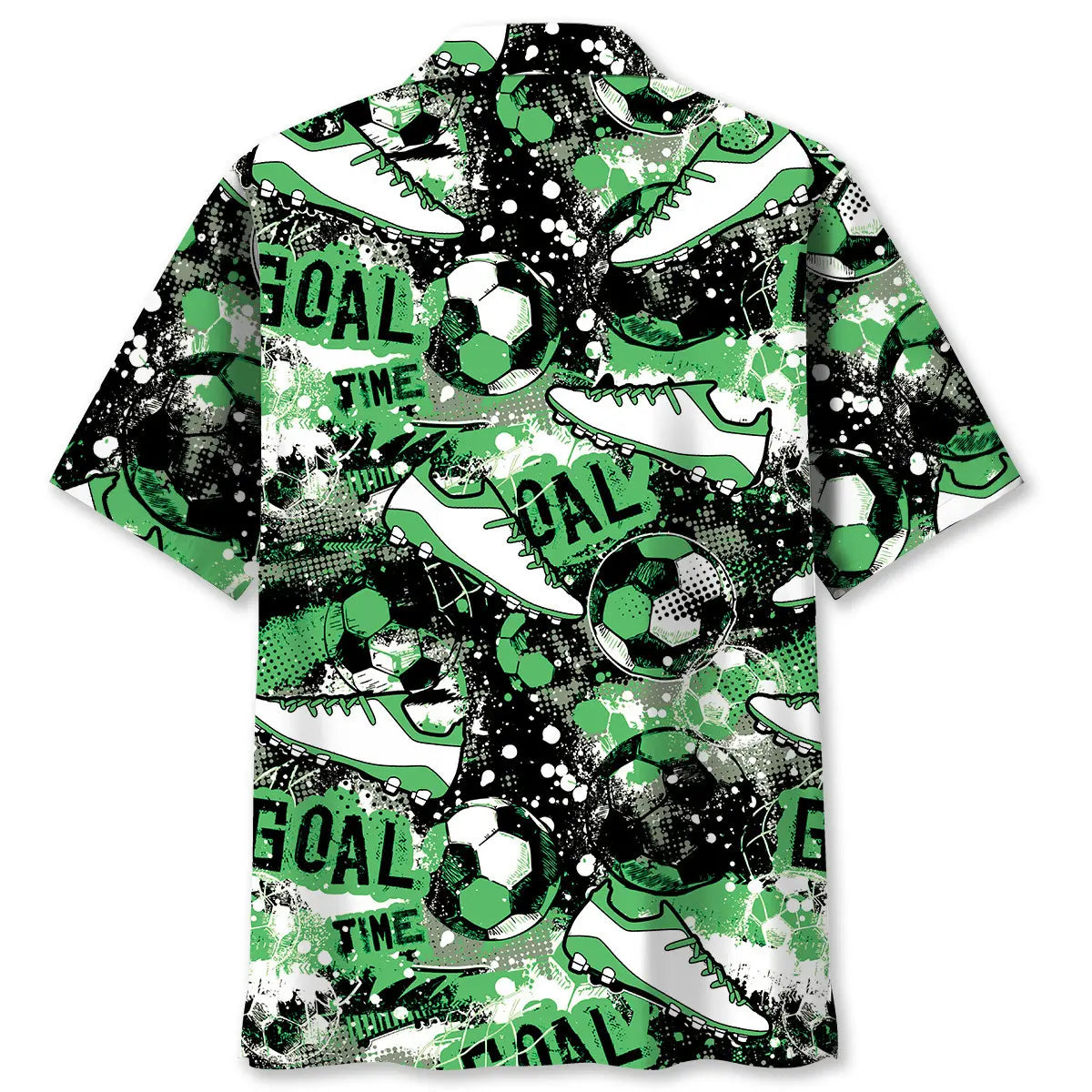 Football Green Hawaiian Shirt