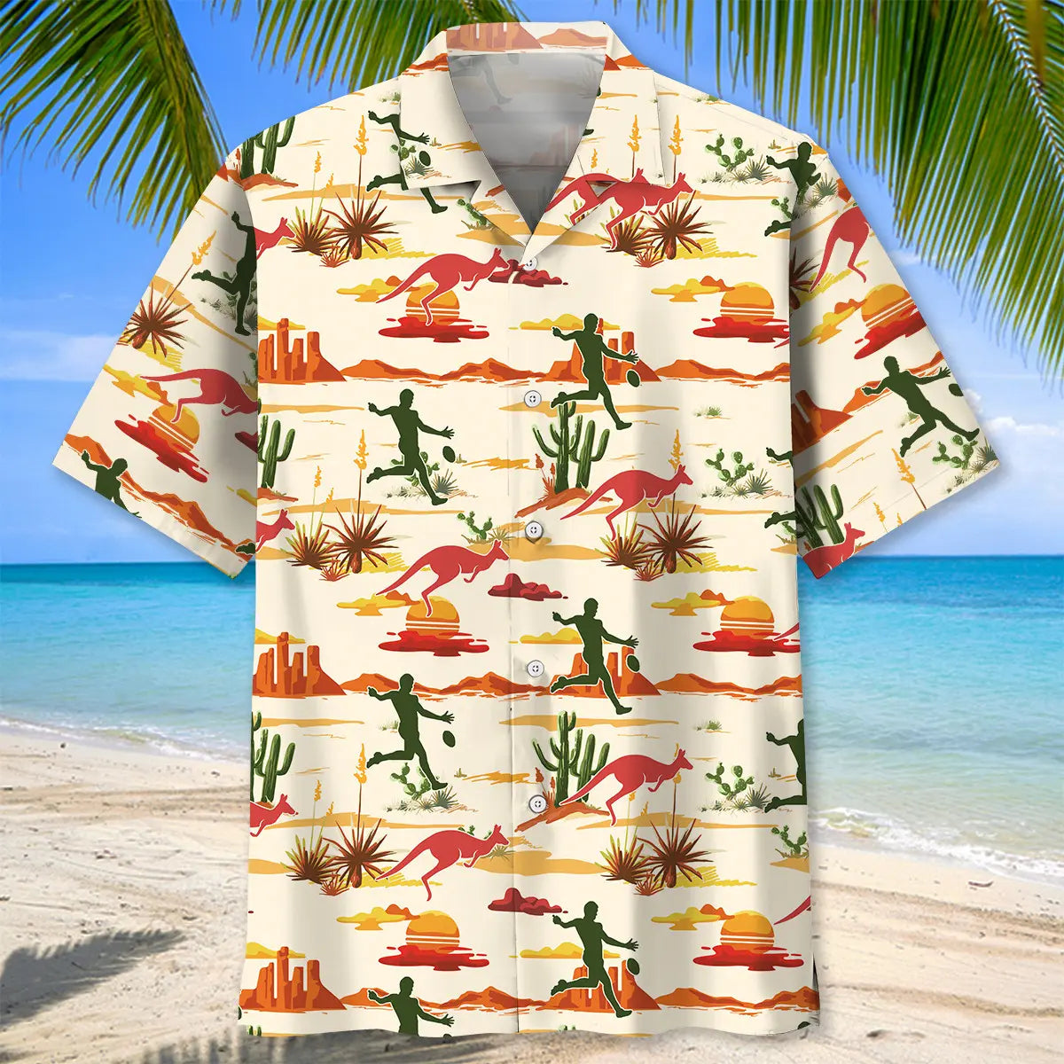 Football Lover Desert Hawaiian Shirt
