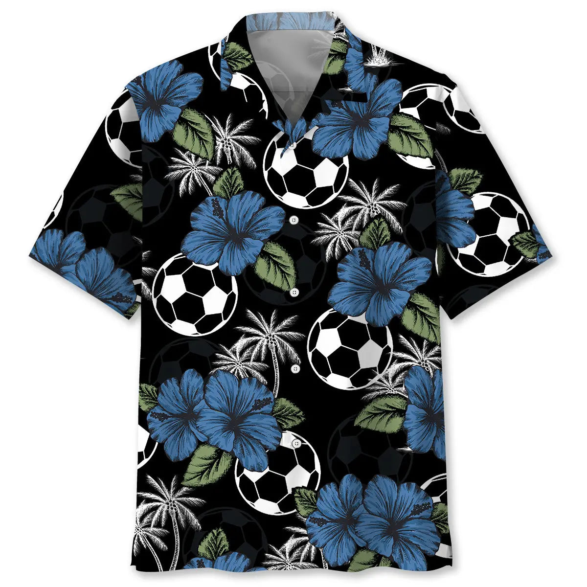 Hawaiian Shirt / Adults / S Football Tropical Nature Hawaiian Shirt