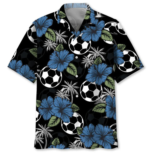 Hawaiian Shirt / Adults / S Football Tropical Nature Hawaiian Shirt