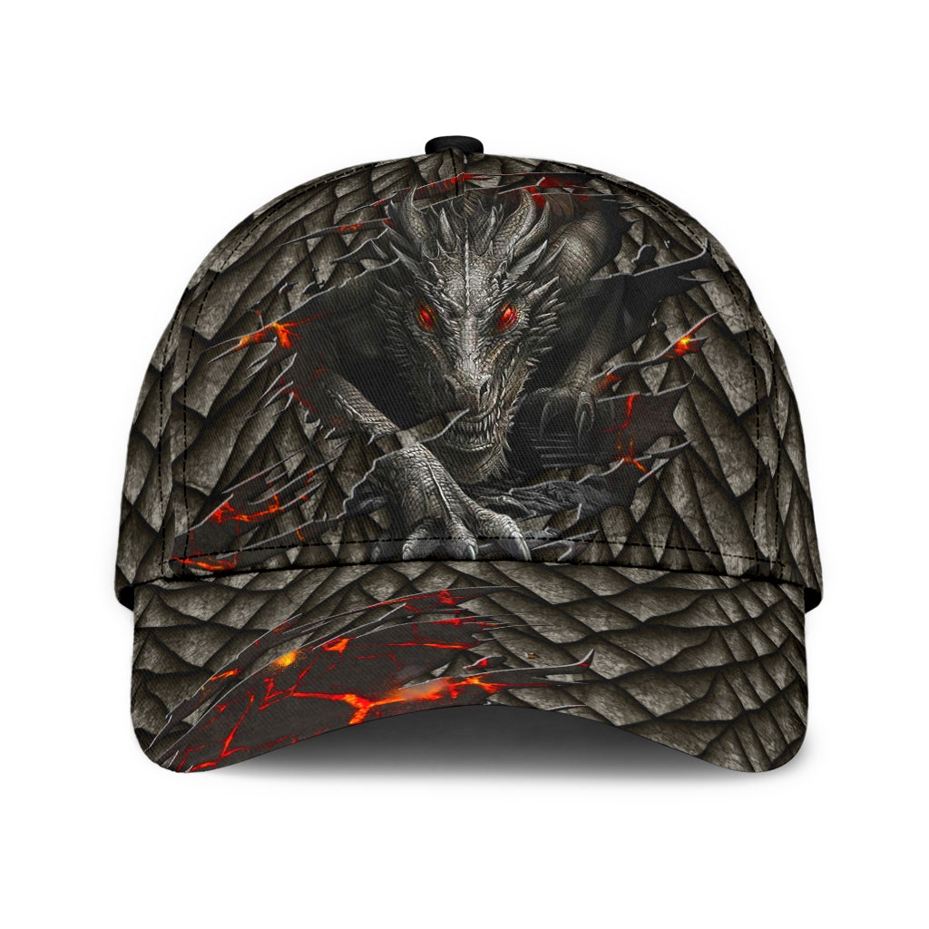Dragon Lava Fire Fantasy Style – Classic Cap