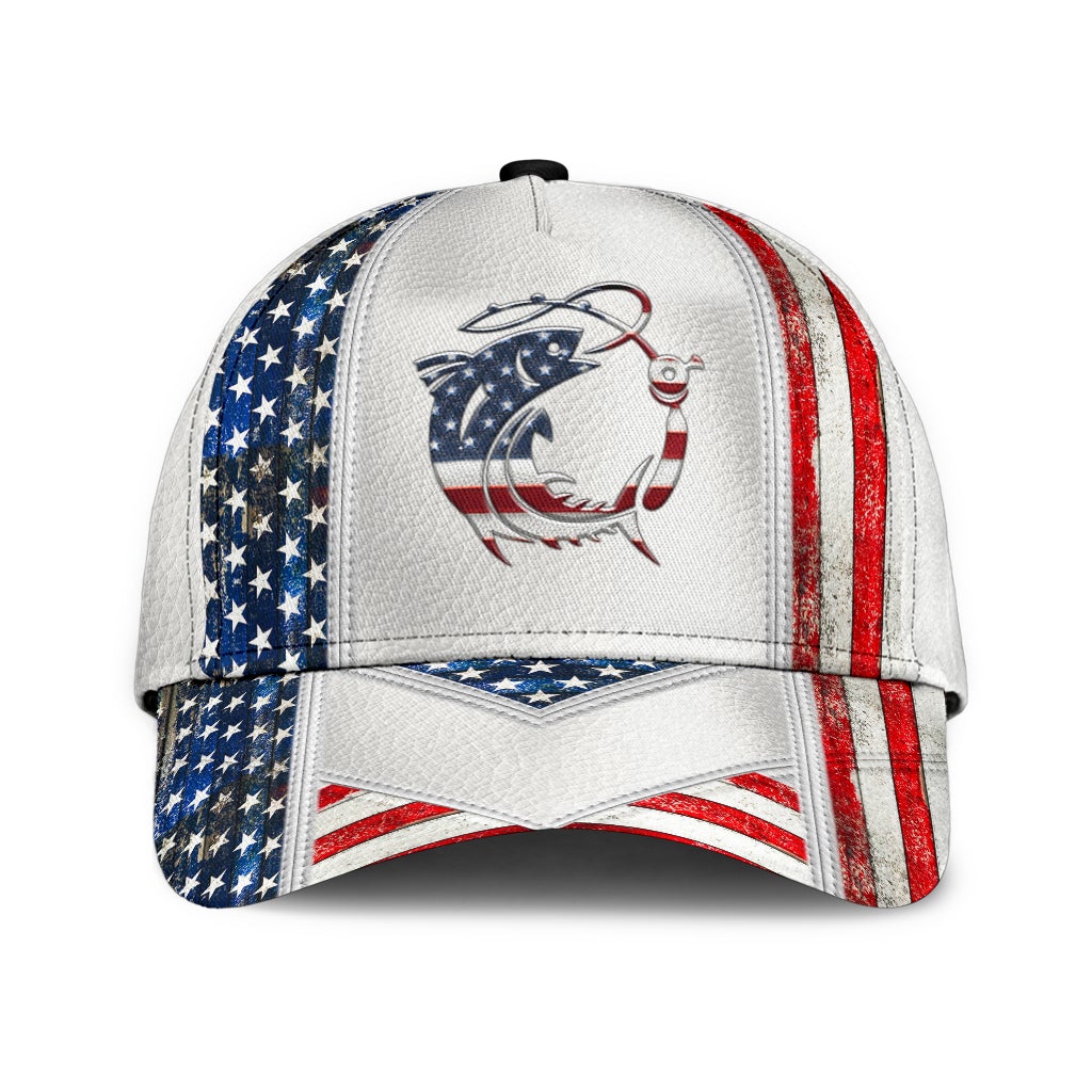 White American Fishing Outdoor Style – Classic Cap