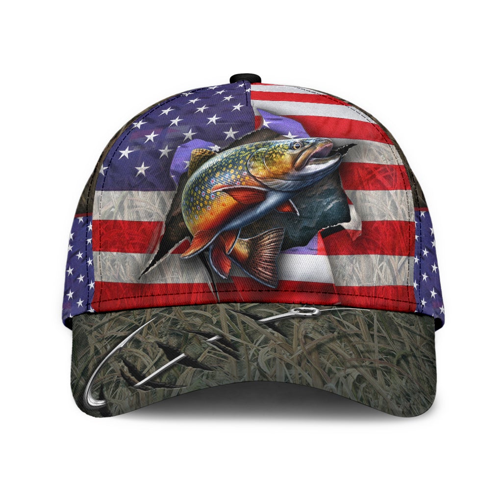 Fly Fishing American Flag – Classic Cap