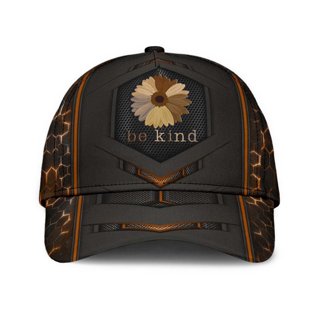 Sunflower Be Kind Positive Message – Classic Cap