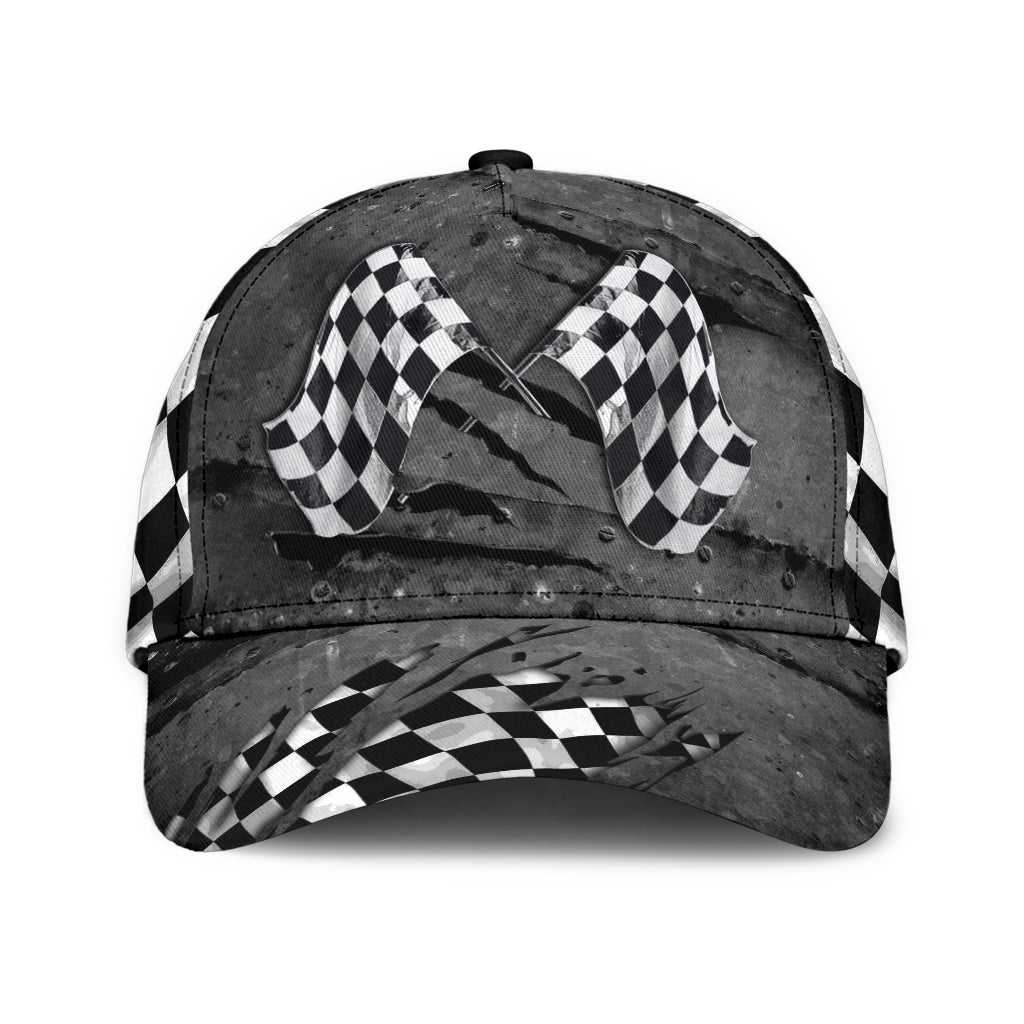 Racing Flag Crack Motorsport Style – Classic Cap