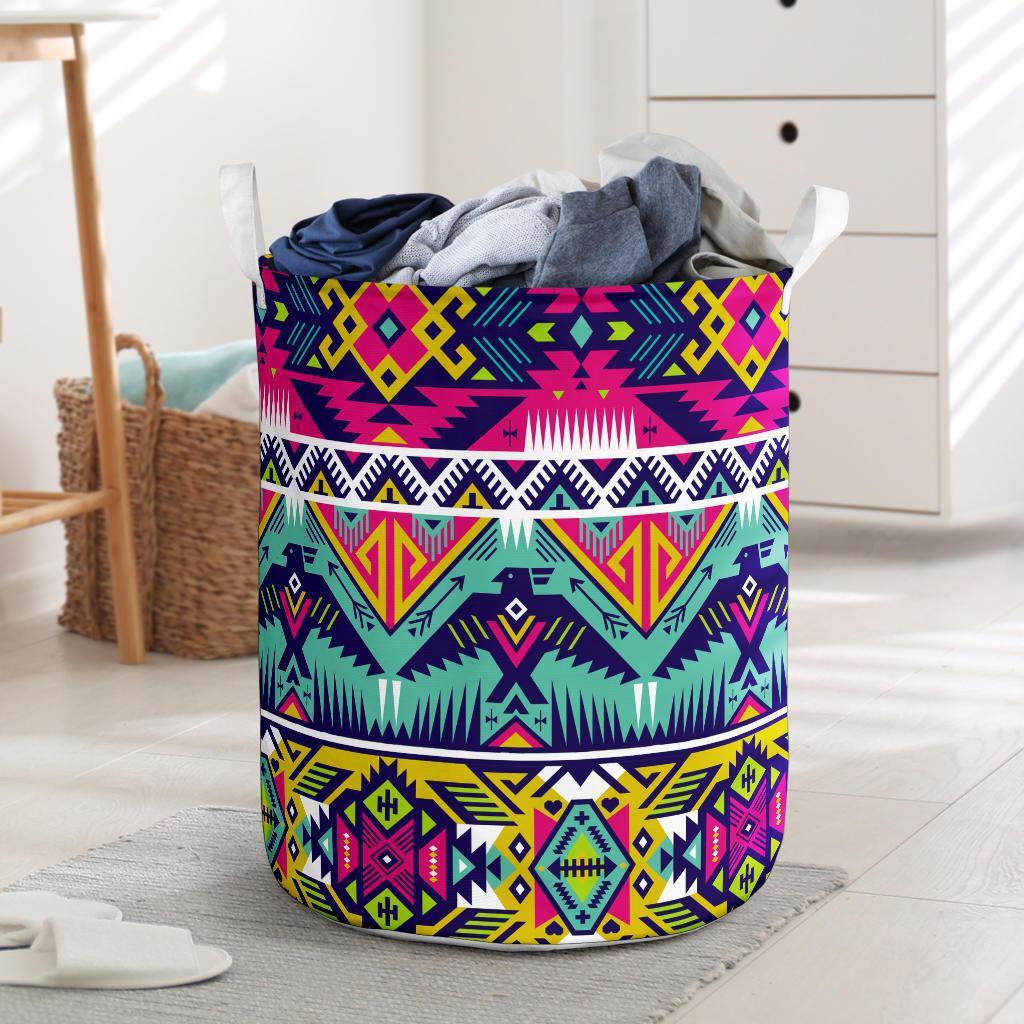 Native Americans Legend Life Limited 14 – Laundry Basket-Owls Matrix