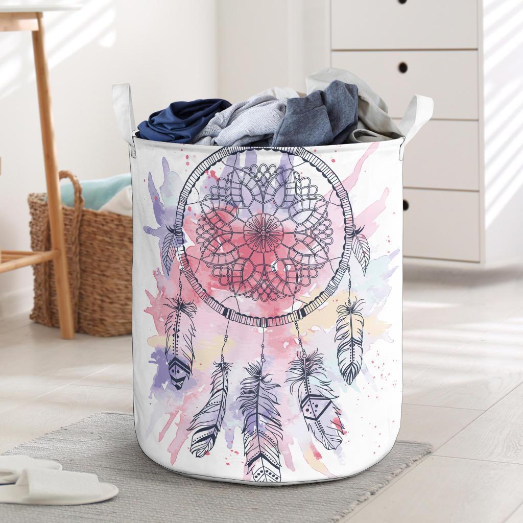 Native Americans Legend Life Limited 2 – Laundry Basket-Owls Matrix