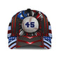 Custom Baseball US Flag Personalized Name – Classic Cap