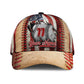 Custom Baseball Crack US Flag – Classic Cap