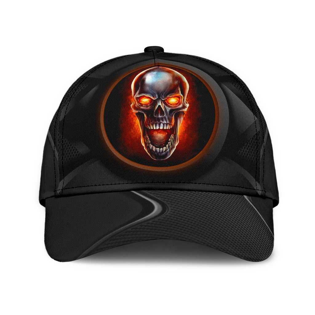 Evil Skull Dark Horror Style – Classic Cap
