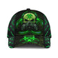 Skull Biohazard Mask Green – Classic Cap