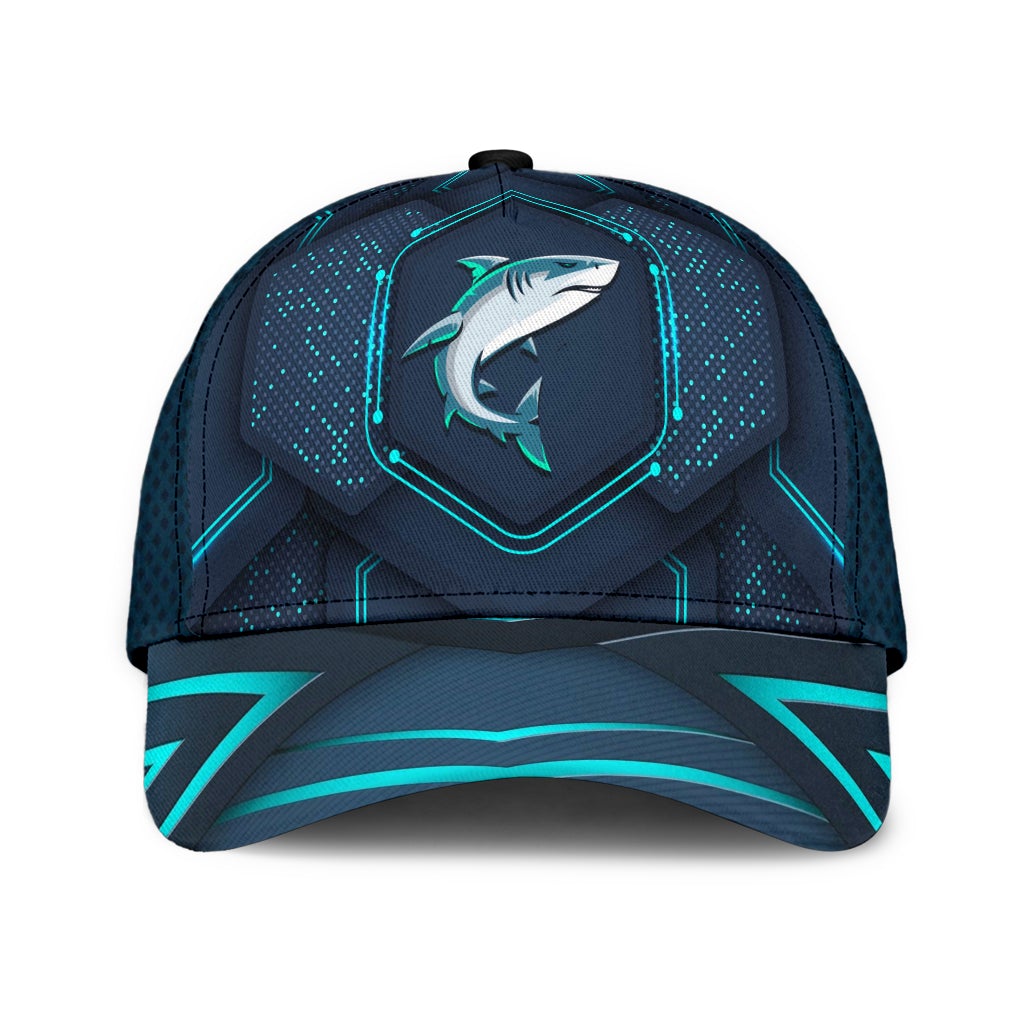 Shark Blue Pattern Ocean Animal – Classic Cap