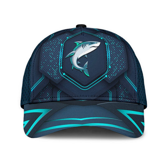Shark Blue Pattern Ocean Animal – Classic Cap