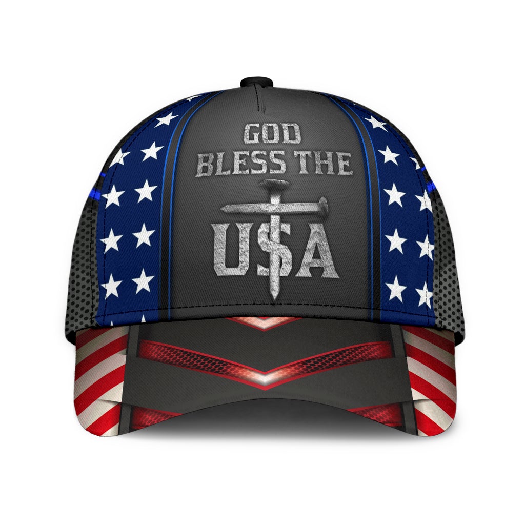 God Bless The USA Patriot Faith Style – Classic Cap