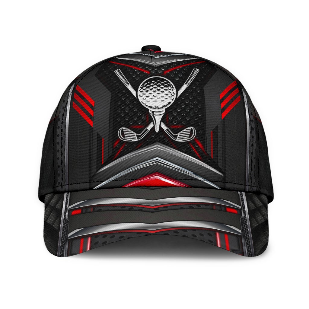 Golf Metal Red Carbon – Classic Cap