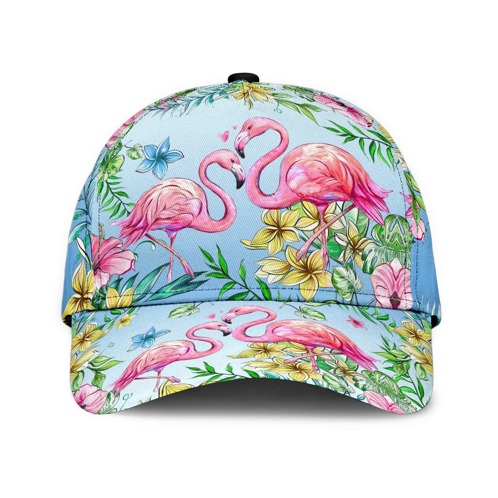 Flamingo Tropical Pattern Style – Classic Cap