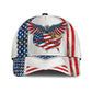 Custom Proud American Eagle Personalized Name – Classic Cap