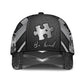 Autism Metal Pattern Awareness Style – Classic Cap