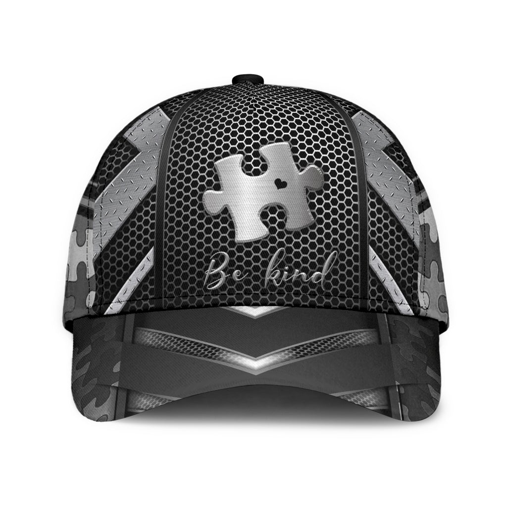 Autism Metal Pattern Awareness Style – Classic Cap