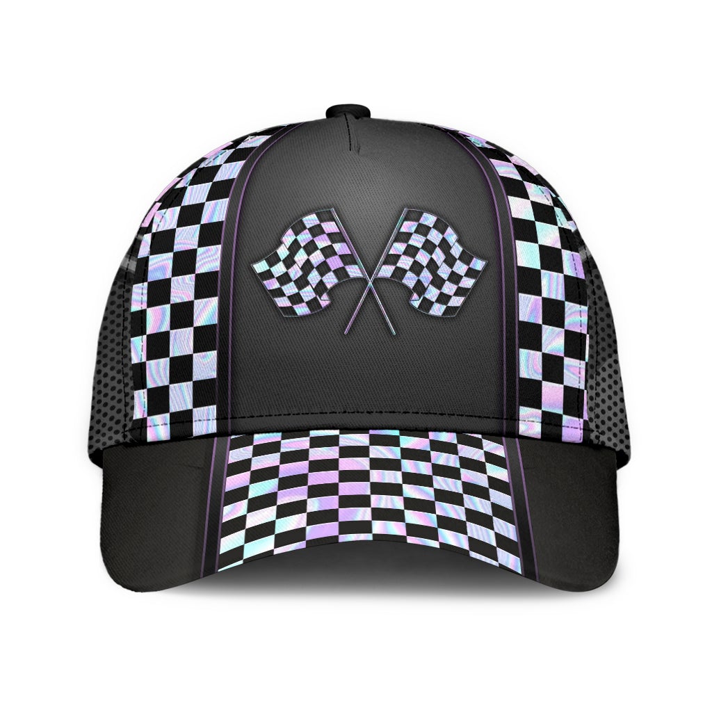 Hologram Pattern Racing Futuristic Style – Classic Cap