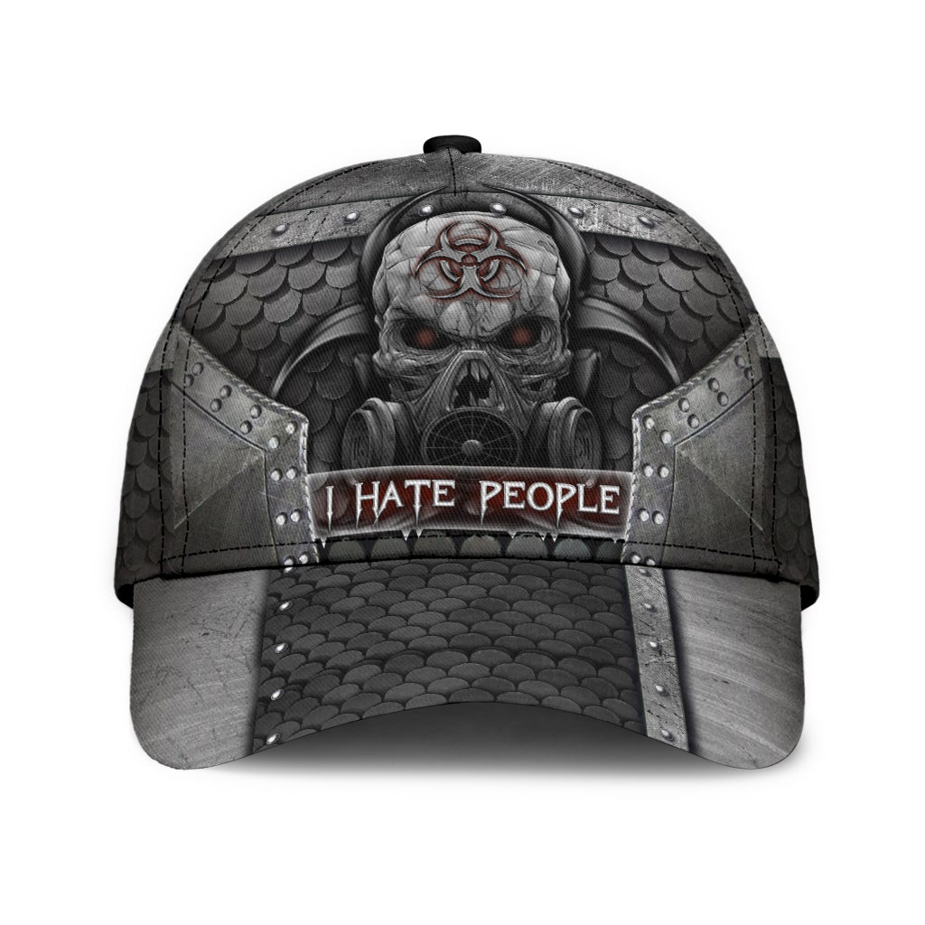 Skull I Hate People Metal – Classic Cap