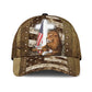 Lion Lamb Faith Cross American Flag – Classic Cap