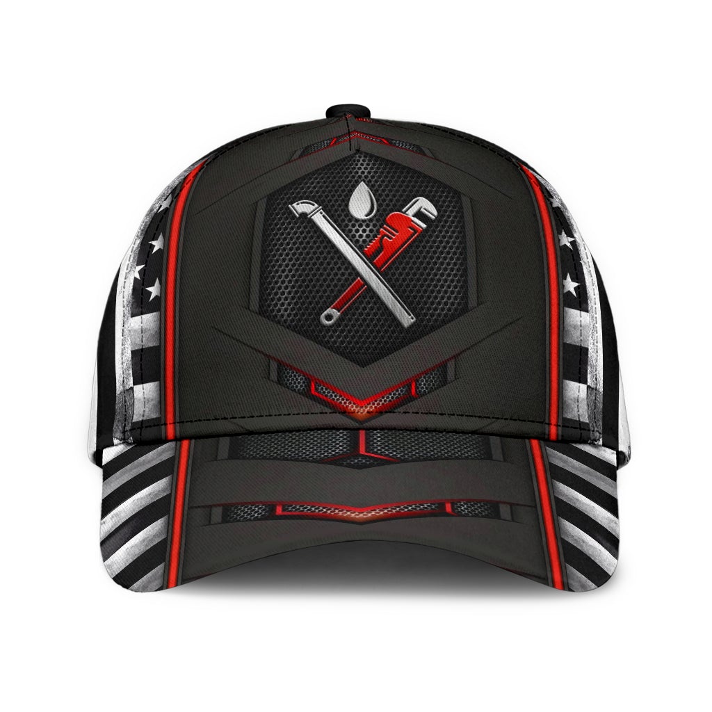 Plumber Red Flag Workwear Style – Classic Cap