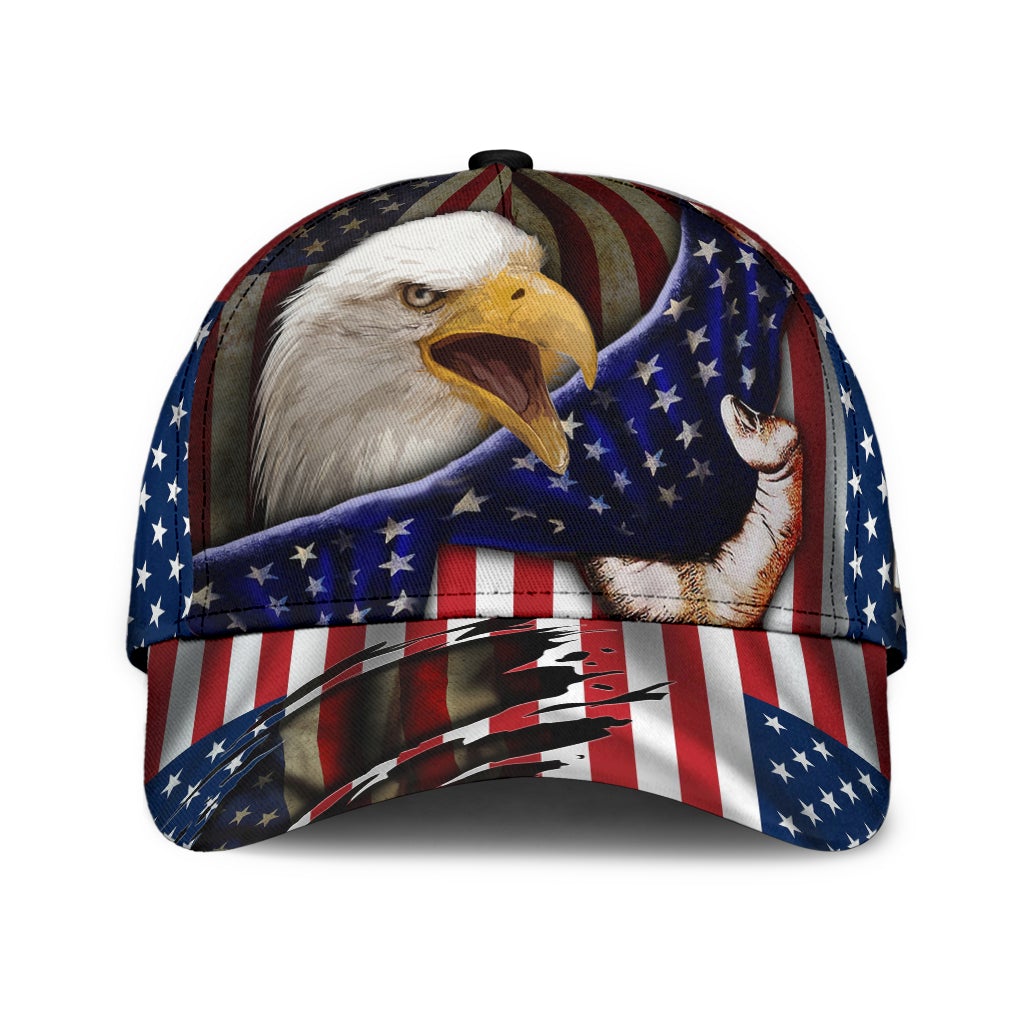 American Eagle Patriotic Flag Style – Classic Cap