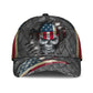Cowboy Skull American Flag – Classic Cap