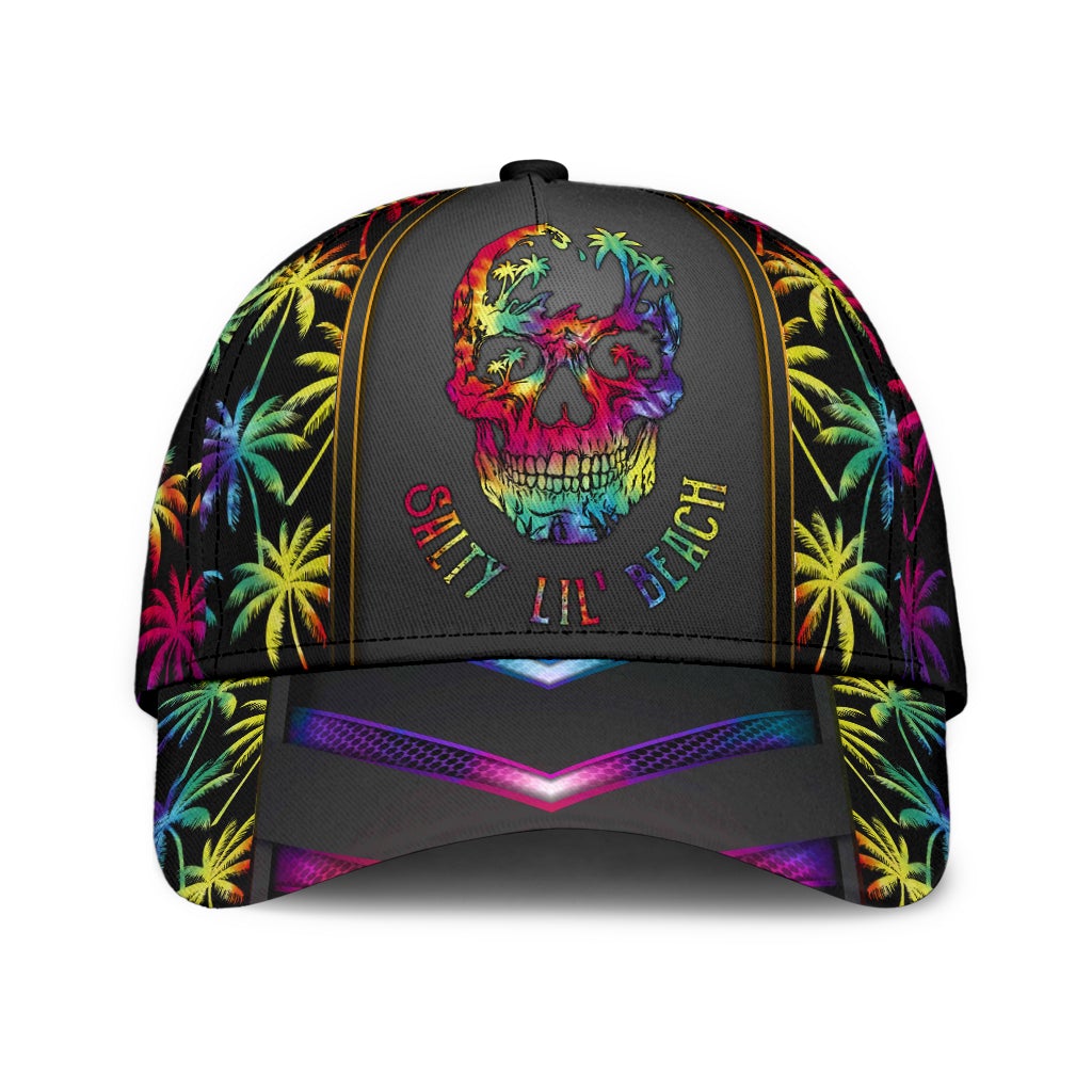 Skull Salty Beach Summer Vibes – Classic Cap