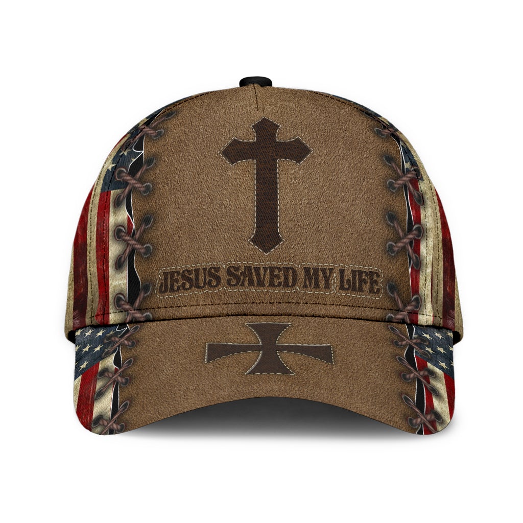 Faith Saved My Life American Flag – Classic Cap