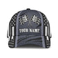 Custom Racing Net Pattern Classic Cap Personalized Name-Owls Matrix