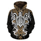 Hawaii Turtle Tribal Gold Armor Art - 3D Hoodie